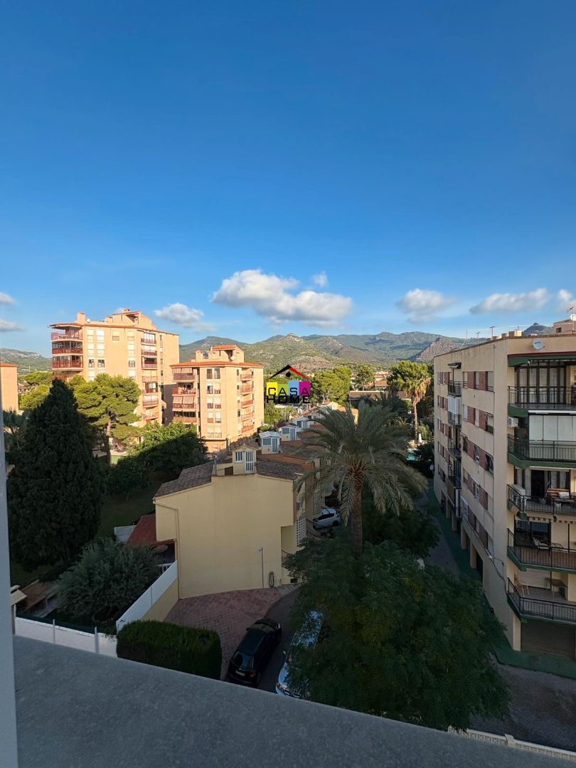 Exterior view of Apartment for sale in Benicasim / Benicàssim  with Air Conditioner, Private garden and Furnished