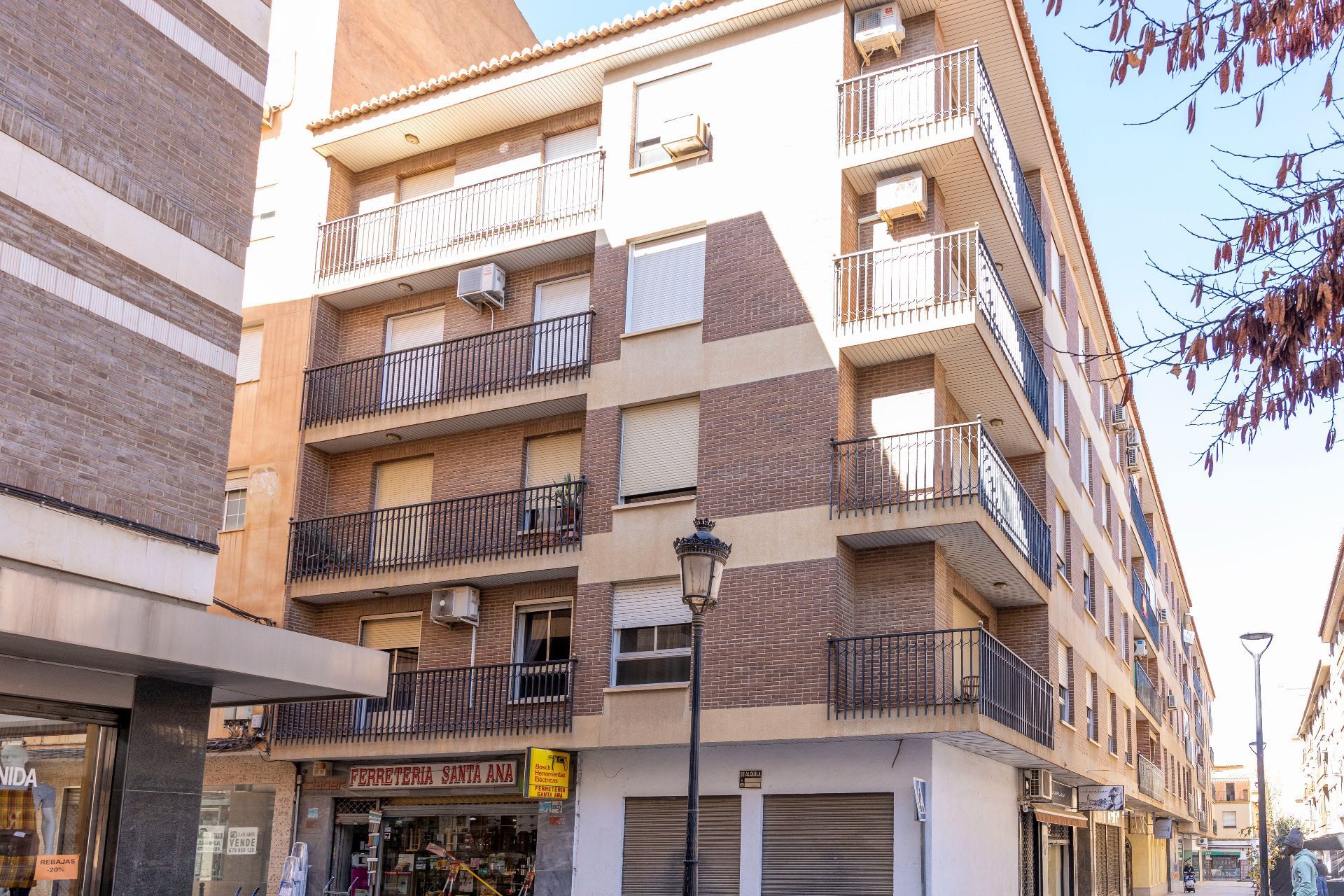 Exterior view of Flat for sale in Guadix  with Air Conditioner, Heating and Furnished