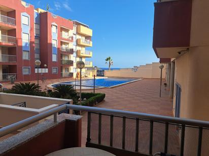 Piscina de Apartament en venda en Mazarrón amb Aire condicionat i Balcó