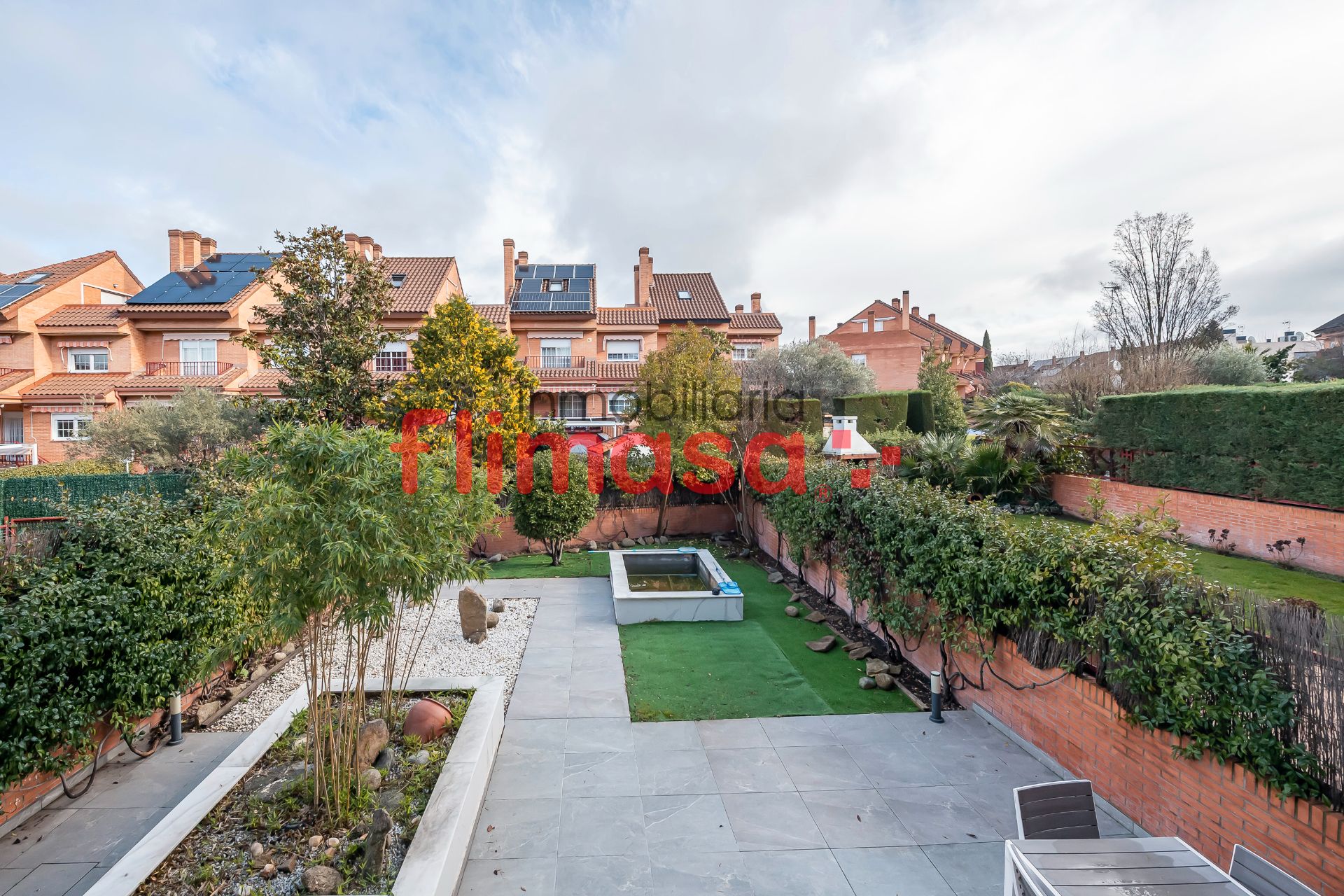 Jardín de Casa adosada en venta en Villaviciosa de Odón con Aire acondicionado, Calefacción y Jardín privado