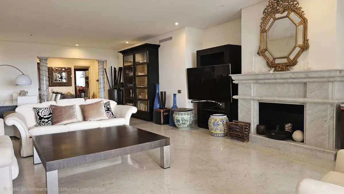 Living room of Flat for sale in Marbella  with Terrace, Storage room and Swimming Pool