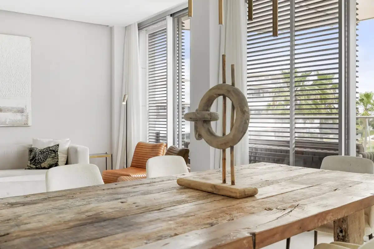Comedor de Apartamento en venta en Estepona con Aire acondicionado, Terraza y Piscina comunitaria