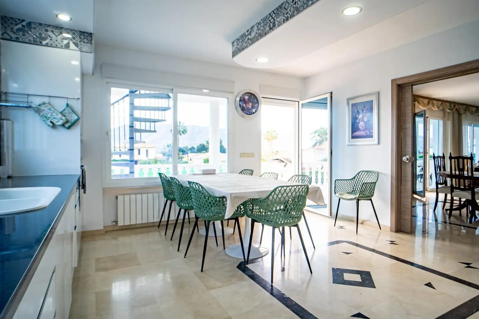 Dining room of Houses for sale in L'Alfàs del Pi  with Air Conditioner, Heating and Private garden