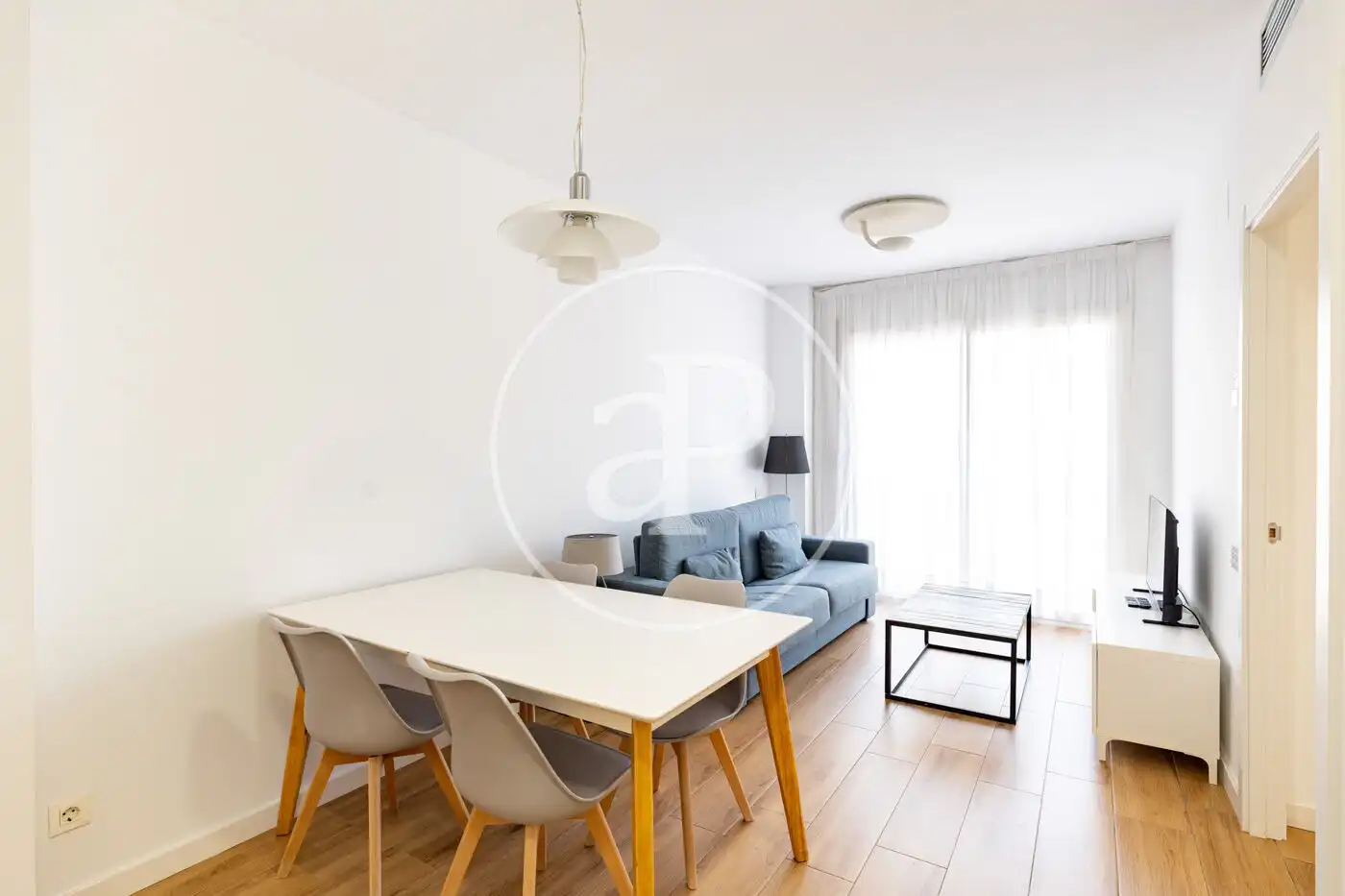 Living room of Flat for sale in Barcelona  with Air Conditioner, Heating and Community pool
