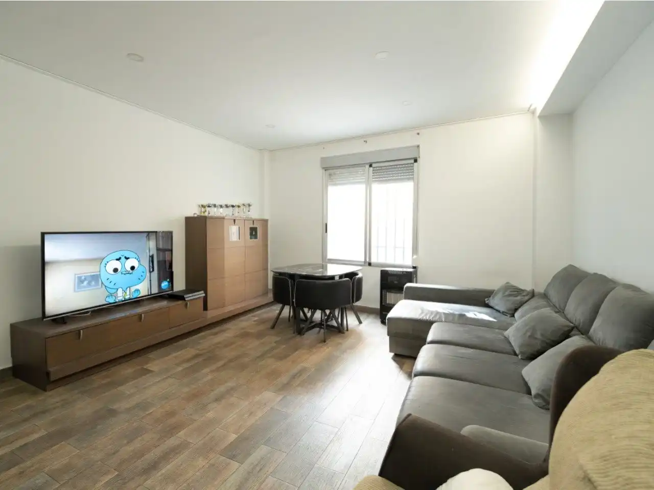 Sala de estar de Piso en venta en Carlet con Jardín privado, Terraza y Amueblado