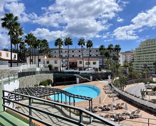 Vista exterior de Apartament de lloguer en San Bartolomé de Tirajana amb Aire condicionat, Jardí privat i Terrassa