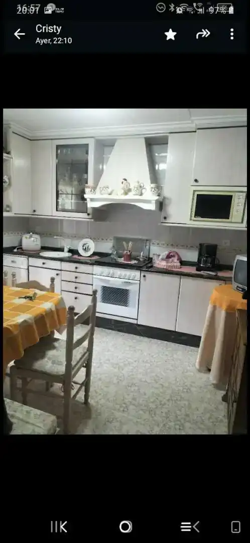 Cocina de Casa o chalet en venta en Villablino con Jardín privado, Trastero y Amueblado