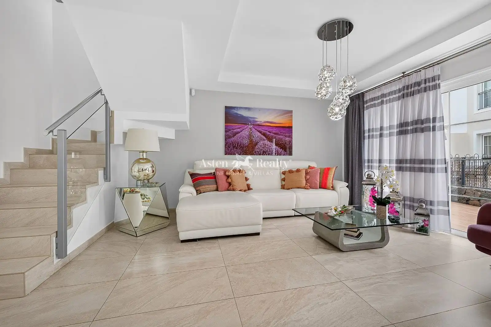Sala de estar de Casa adosada en venta en Arona con Aire acondicionado, Jardín privado y Terraza