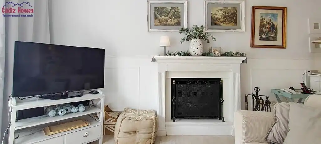 Living room of Houses for sale in Chiclana de la Frontera  with Air Conditioner, Heating and Private garden