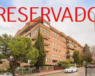 Exterior view of Flat for sale in  Madrid Capital  with Air Conditioner, Heating and Storage room