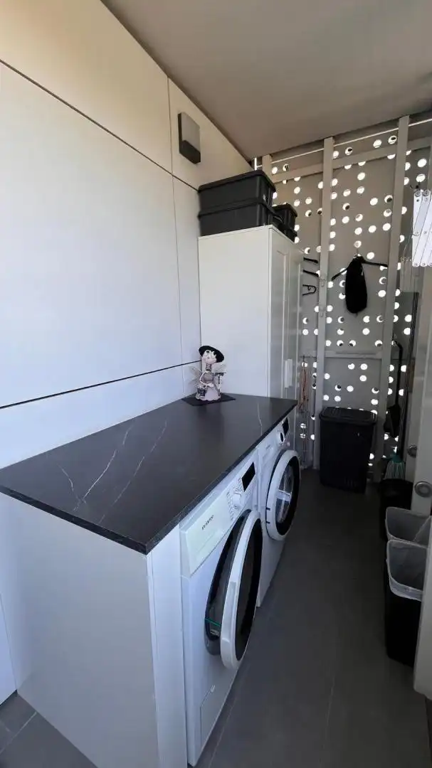 Kitchen of Flat for sale in Sant Just Desvern  with Air Conditioner, Heating and Private garden