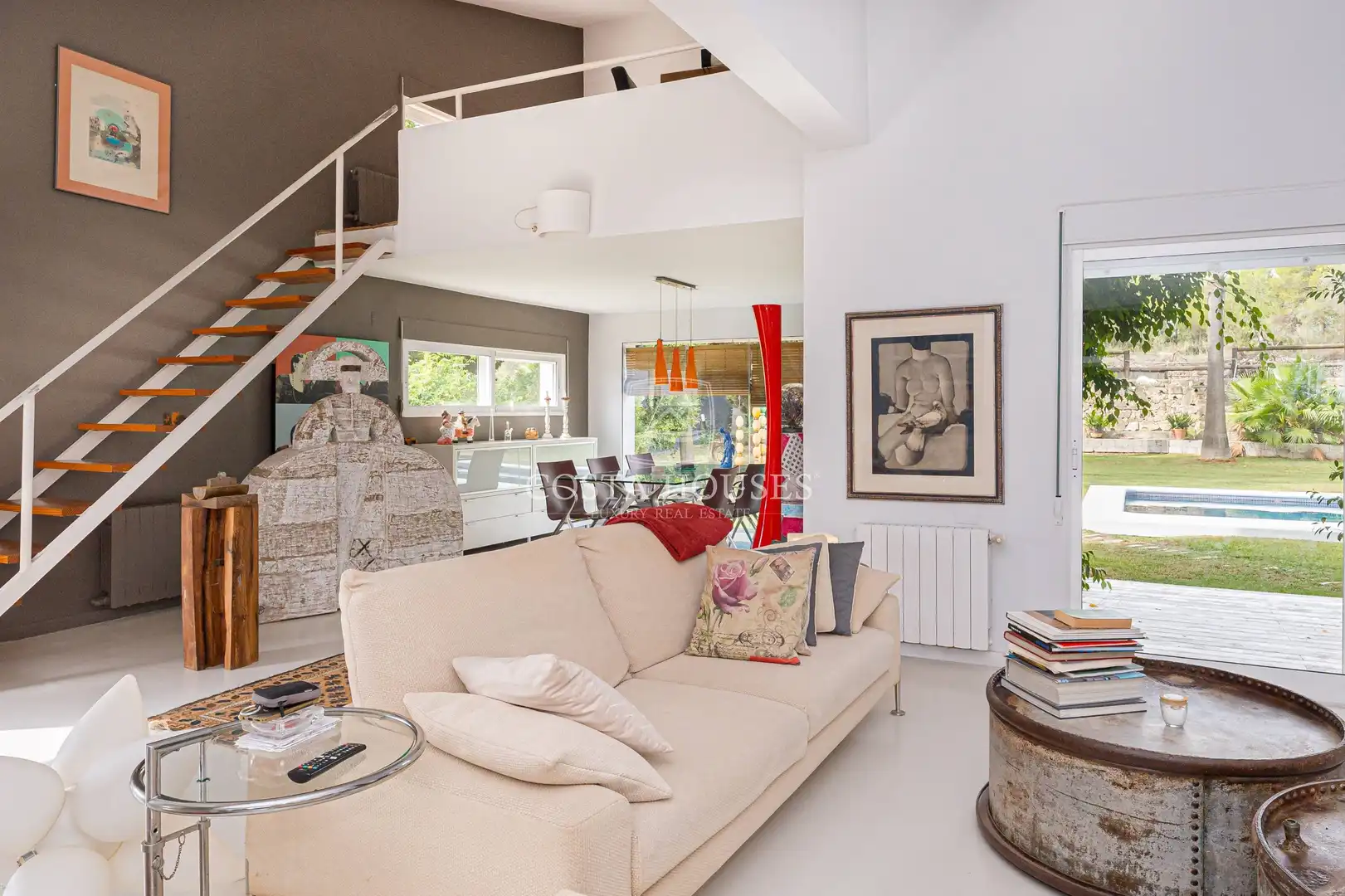 Sala de estar de Casa o chalet en venta en Pedreguer con Jardín privado, Terraza y Trastero