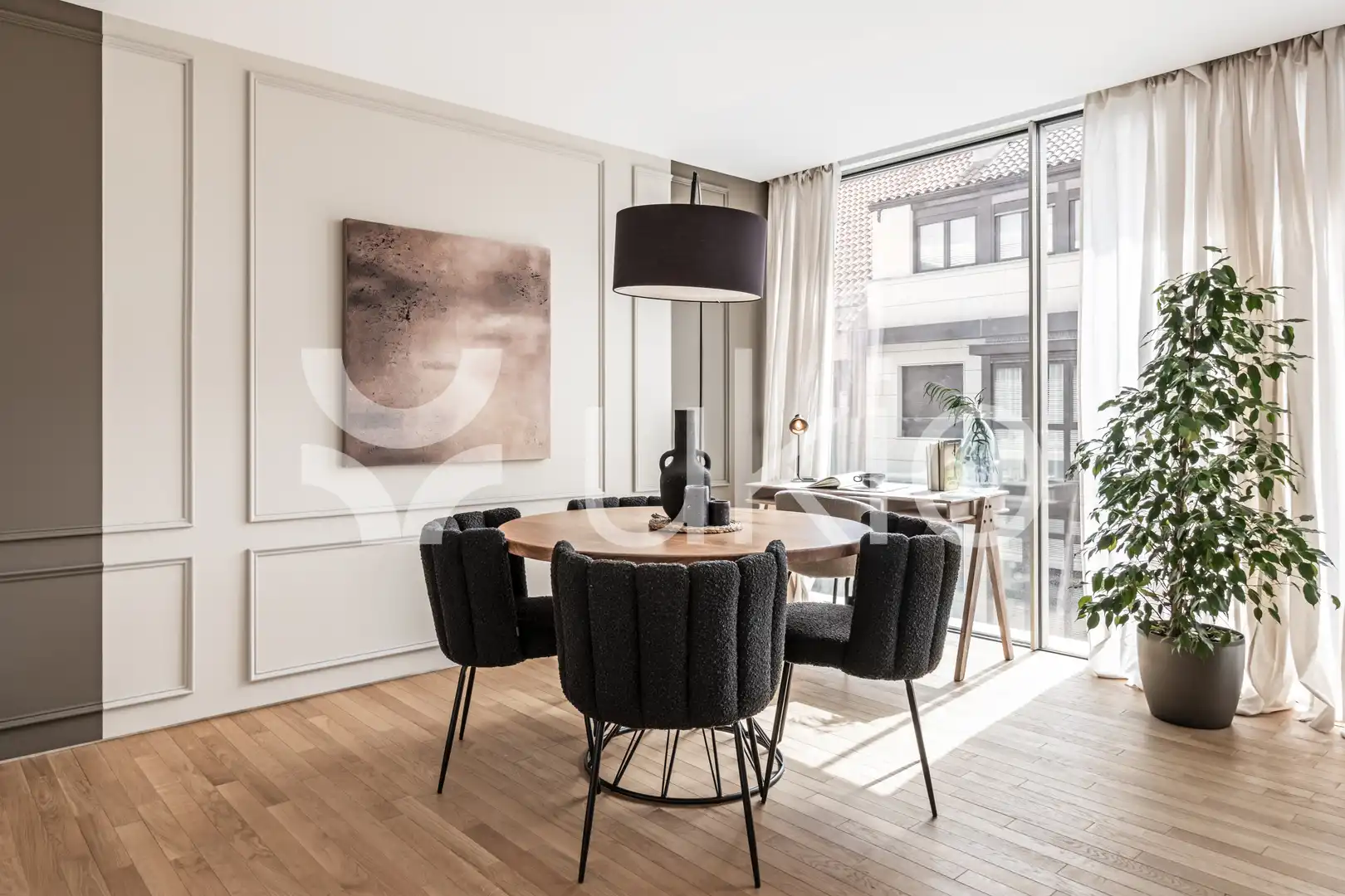 Esszimmer von Wohnungen zur Miete in Madrid mit Klimaanlage, Heizung und Möbliert