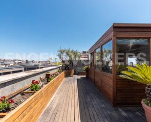 Terrace of Apartment for sale in  Barcelona Capital  with Air Conditioner, Terrace and Swimming Pool