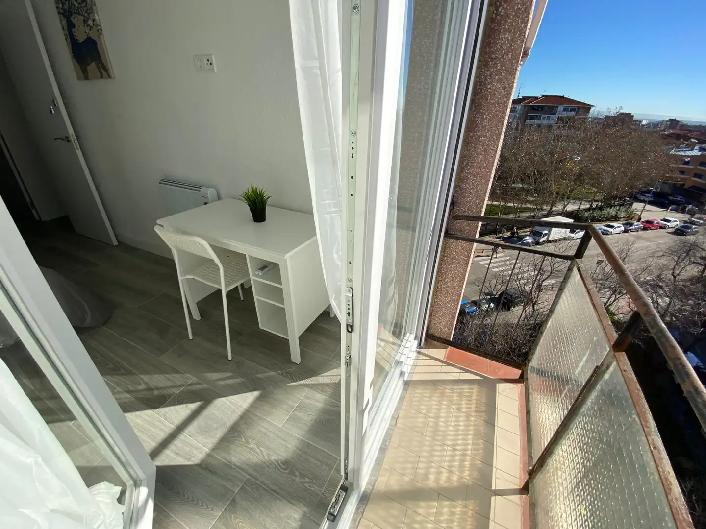 Terraza de Piso de alquiler en Madrid con Calefacción, Amueblado y Horno