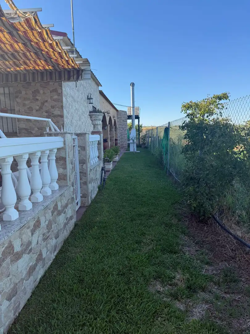 Jardín de Finca rústica en venta en Arroyo de San Serván con Aire acondicionado, Jardín privado y Trastero