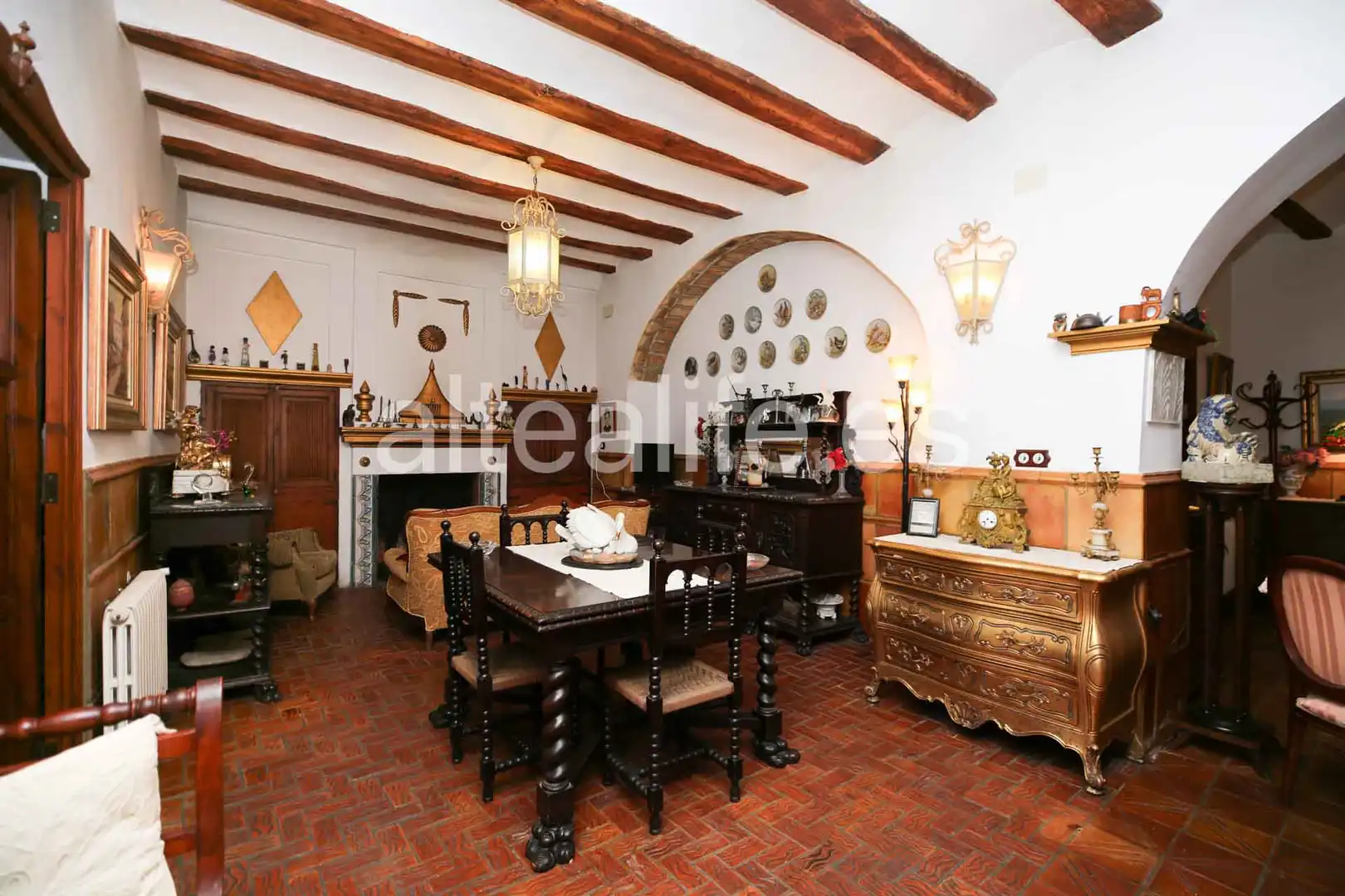 Esszimmer von Einfamilien-Reihenhaus zum Verkauf in Gandia mit Privatgarten, Terrasse und Abstellraum