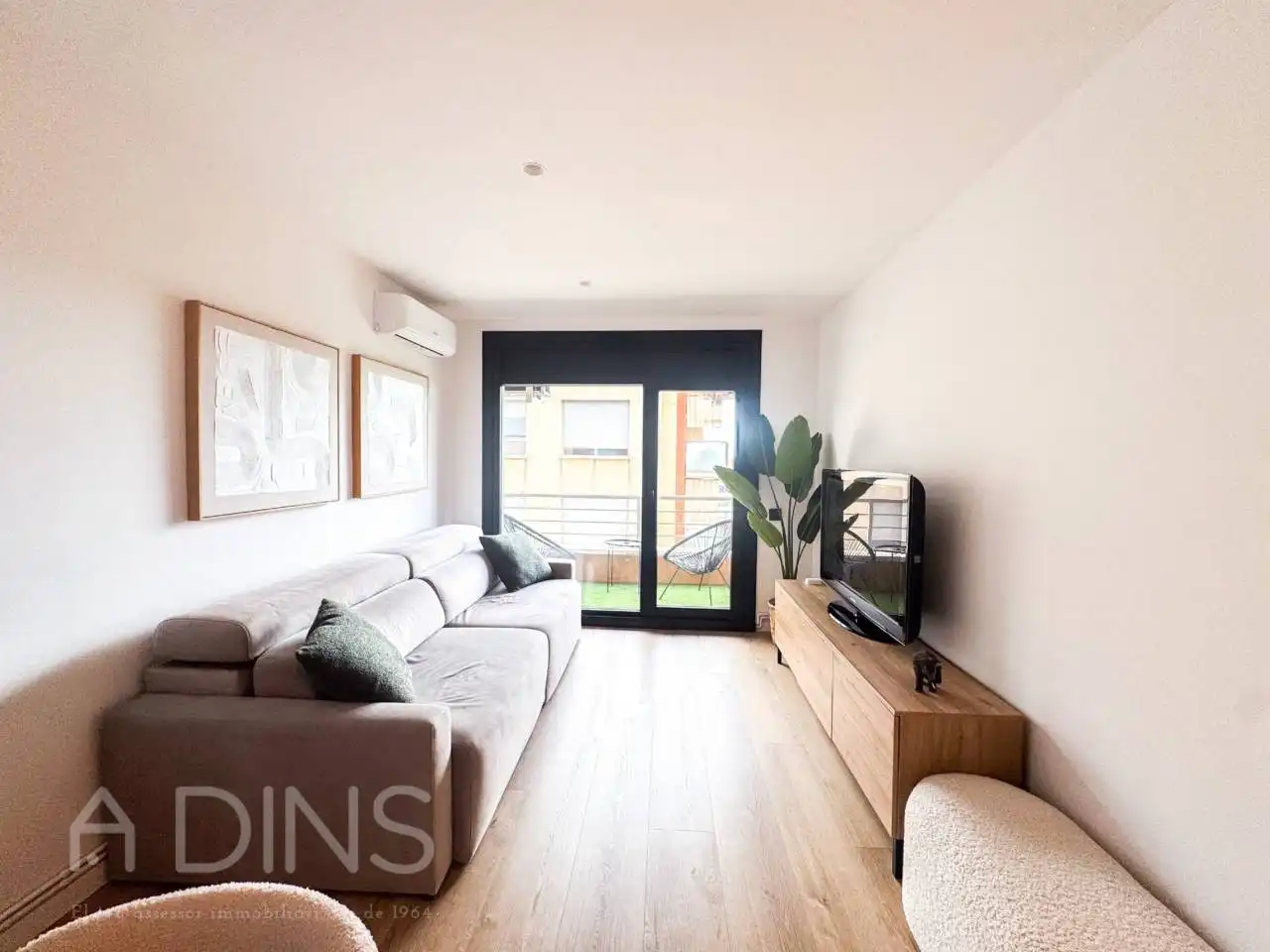 Sala de estar de Piso en venta en Caldes de Montbui