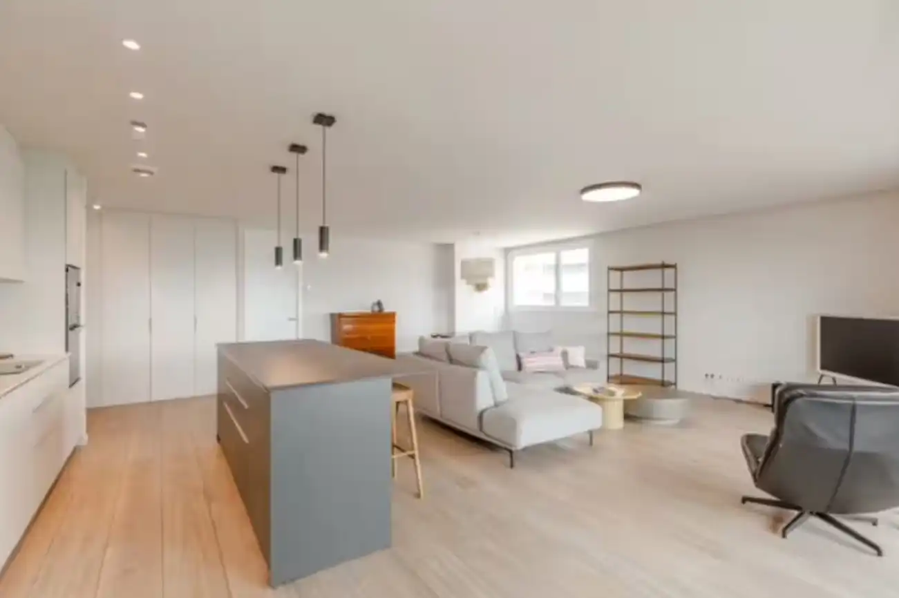 Living room of Apartments for rent in  Pamplona / Iruña  with Air Conditioner, Heating and Parquet flooring