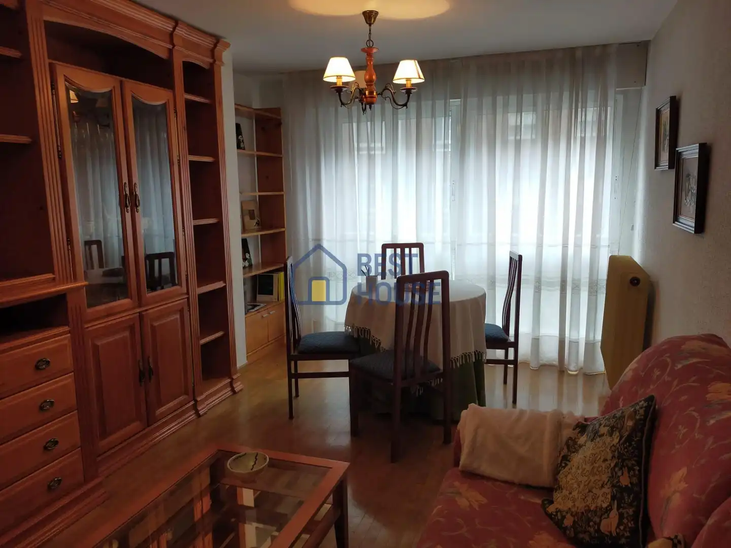 Sala de estar de Apartamento de alquiler en San Andrés del Rabanedo con Calefacción y Amueblado