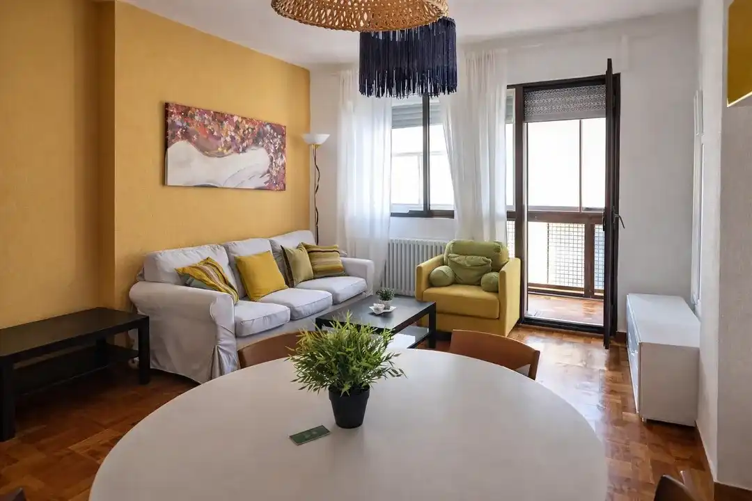 Sala de estar de Piso en venta en Barañáin / Barañain con Calefacción y Trastero