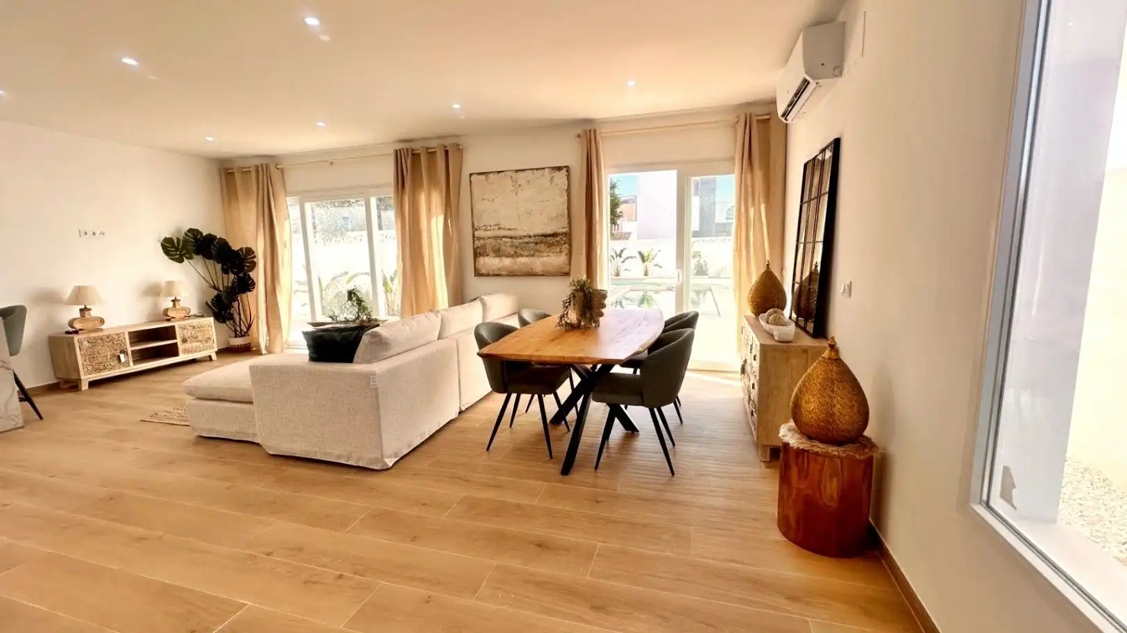 Sala d'estar de Casa o xalet en venda en El Verger amb Calefacció, Jardí privat i Terrassa