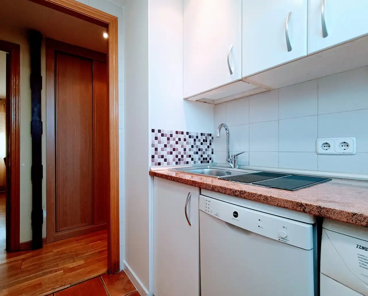 Cocina de Piso de alquiler en Madrid con Aire acondicionado, Calefacción y Amueblado