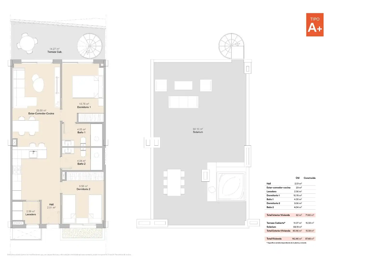 Ático en venta en La Nucia con Aire acondicionado, Calefacción y Terraza