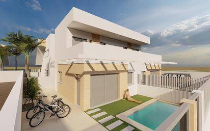 Vista exterior de Apartament en venda en Mazarrón amb Aire condicionat, Jardí privat i Terrassa
