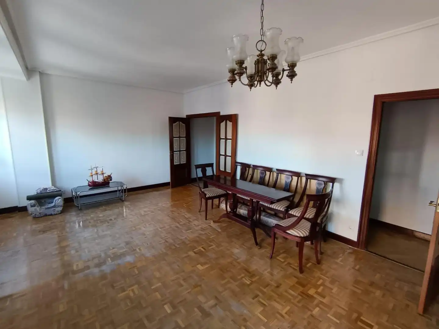 Sala de estar de Piso de alquiler en Valladolid con Calefacción, Parquet y Terraza