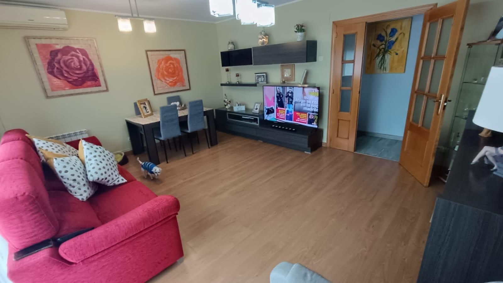 Living room of Attic for sale in El Vendrell  with Heating, Parquet flooring and Terrace