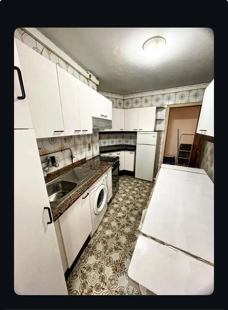 Kitchen of Flat for rent in A Coruña Capital   with Furnished