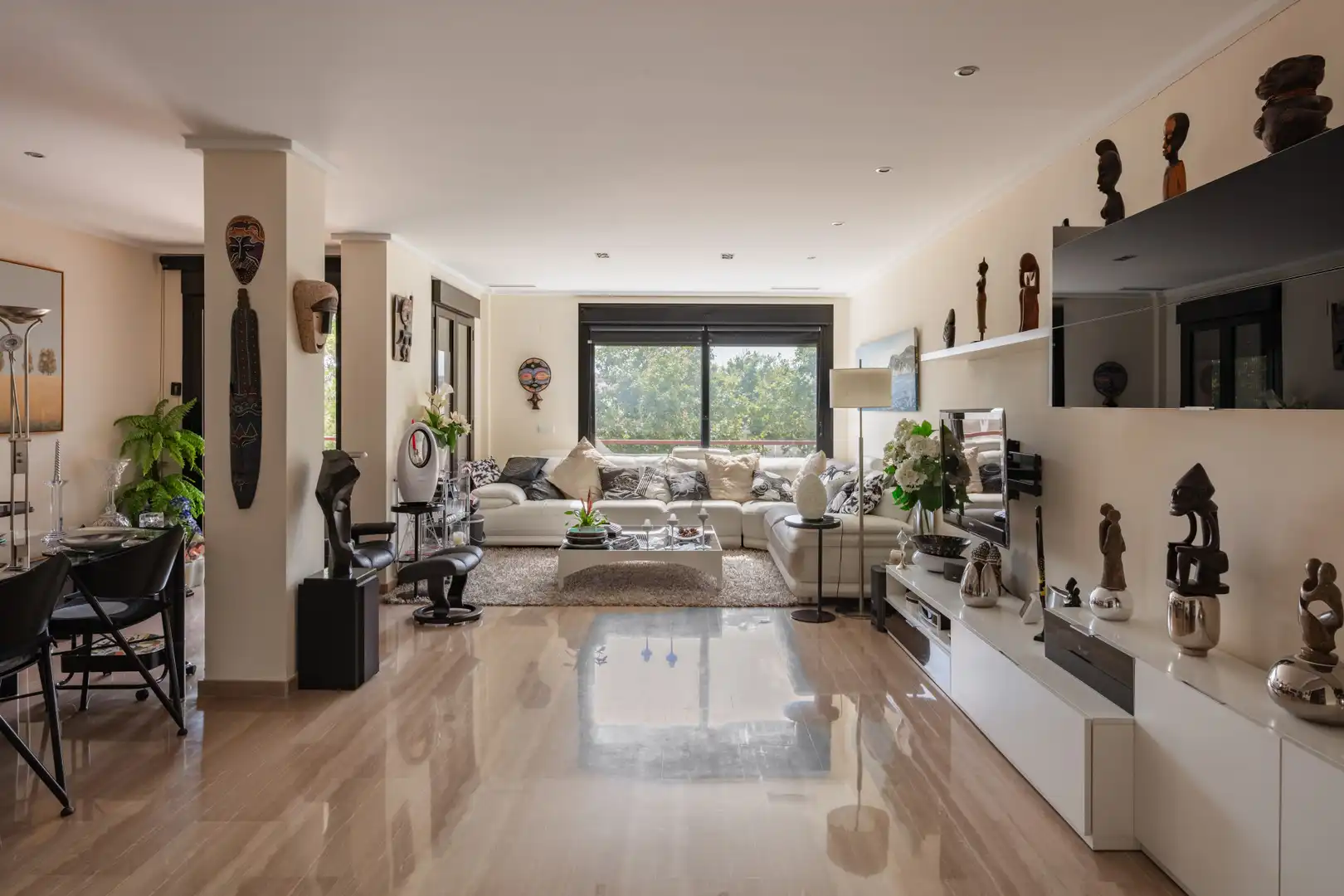 Sala d'estar de Apartament en venda en Jávea / Xàbia amb Aire condicionat, Terrassa i Piscina