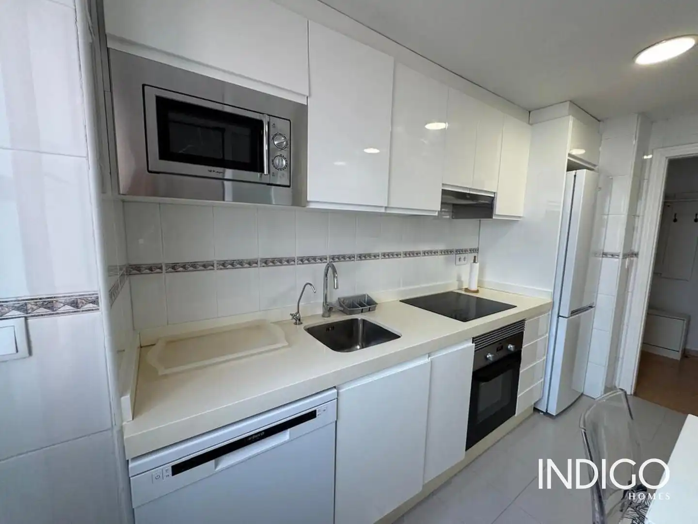 Cocina de Piso en venta en Alicante / Alacant con Aire acondicionado, Calefacción y Piscina