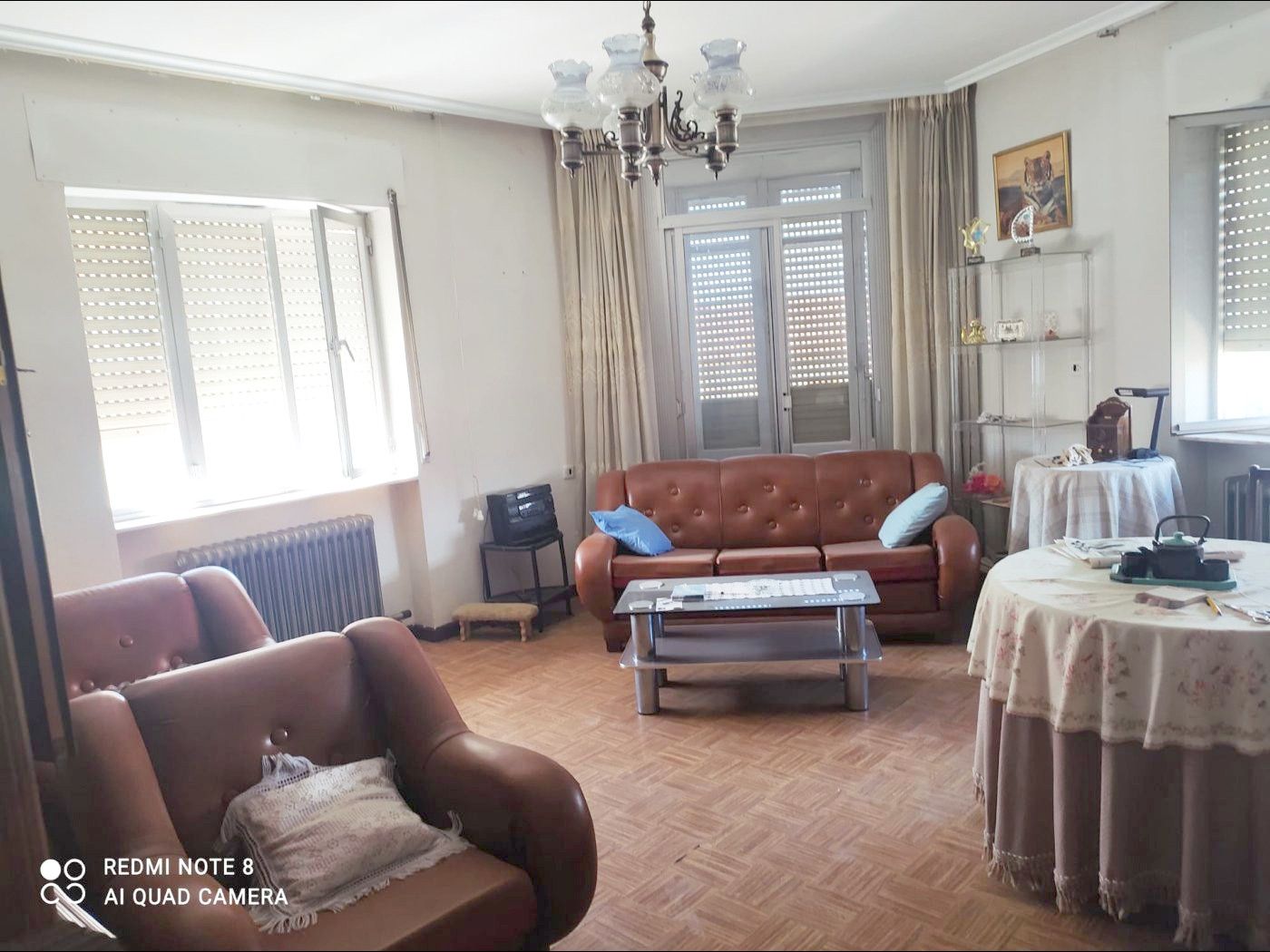 Sala d'estar de Casa o xalet en venda en Santa María del Páramo amb Calefacció, Terrassa i Traster
