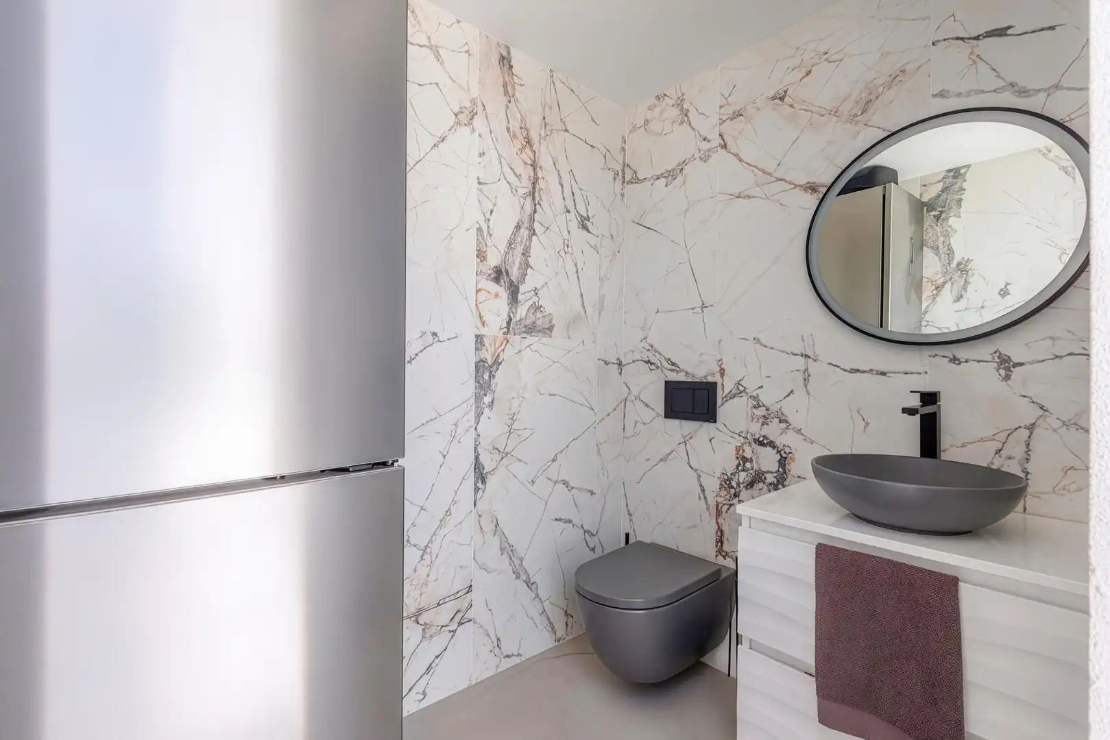 Baño de Ático en venta en Mijas con Aire acondicionado, Calefacción y Jardín privado