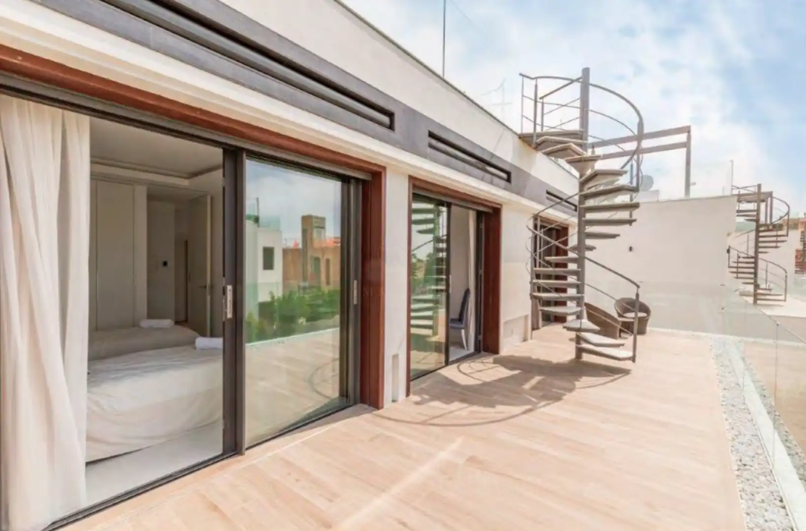 Terrassa de Casa o xalet de lloguer en Marbella amb Aire condicionat, Jardí privat i Terrassa