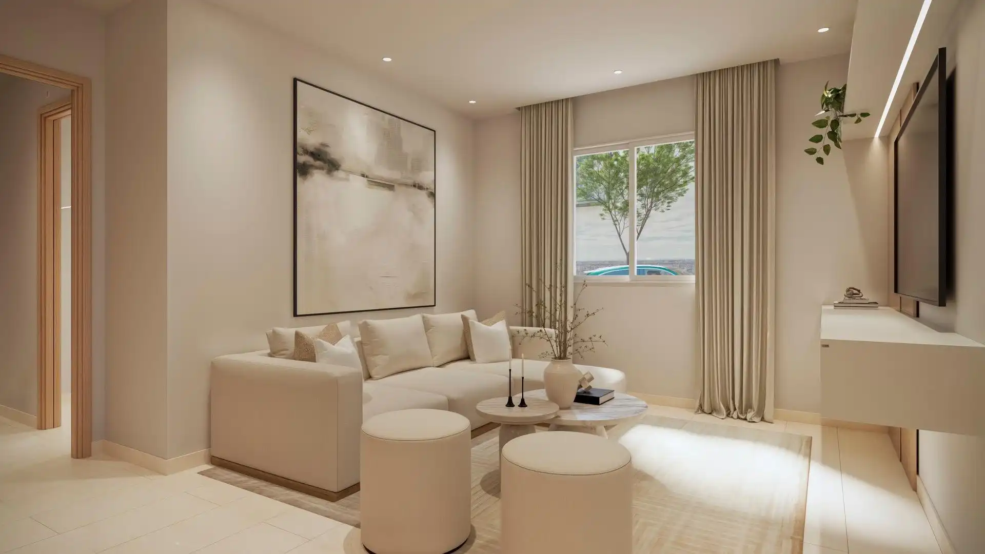 Sala d'estar de Planta baixa en venda en Elche / Elx amb Aire condicionat, Calefacció i Terrassa
