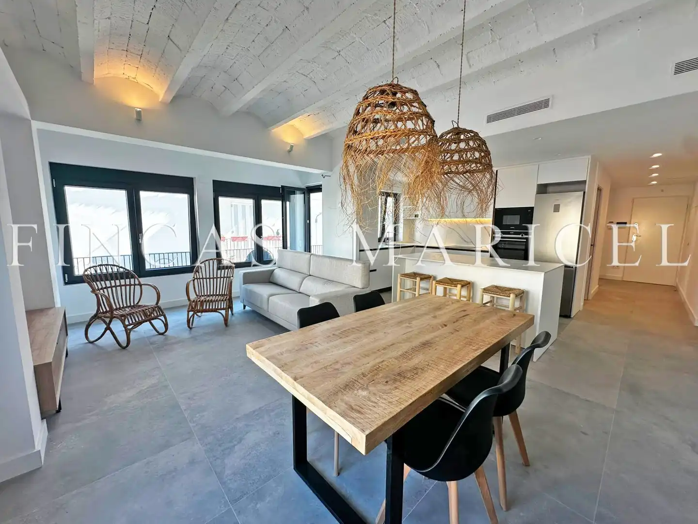 Sala d'estar de Pis en venda en Sitges amb Aire condicionat, Calefacció i Terrassa