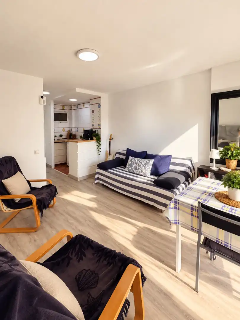 Sala de estar de Estudio en venta en Parque de la Paloma
