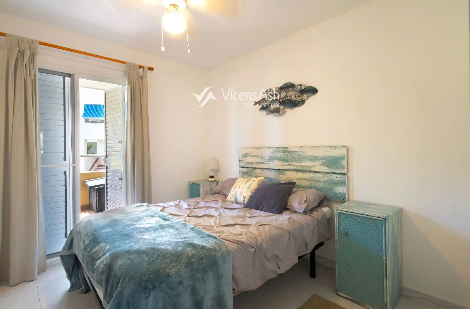 Dormitori de Apartament en venda en Jávea / Xàbia amb Aire condicionat, Terrassa i Piscina