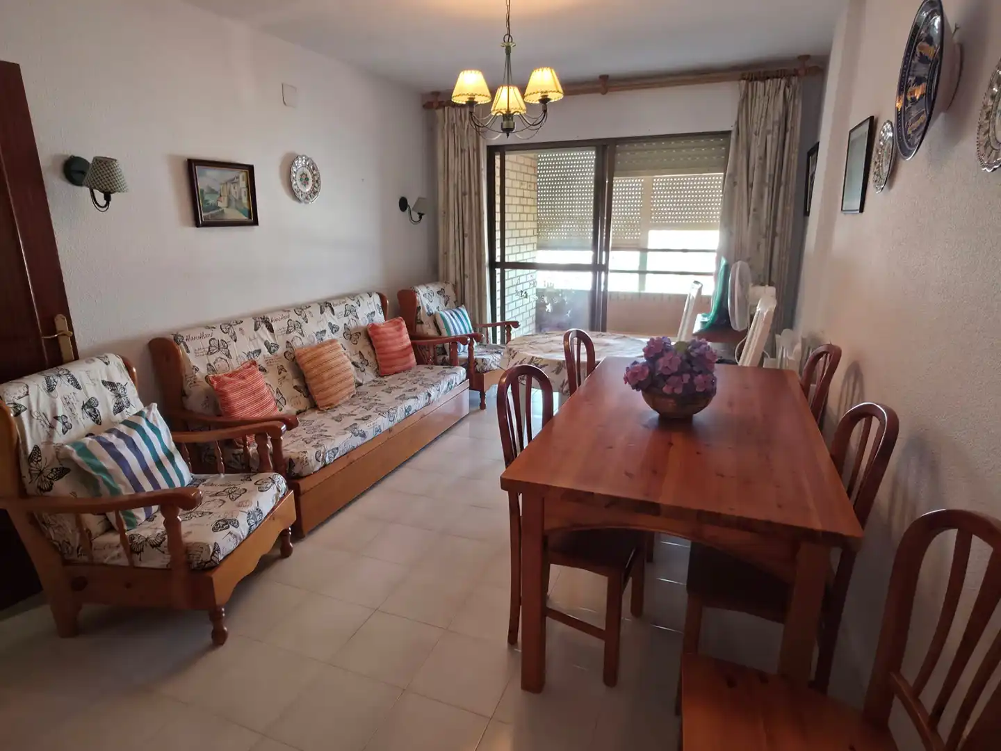 Sala de estar de Piso en venta en La Antilla con Aire acondicionado, Amueblado y Lavadora