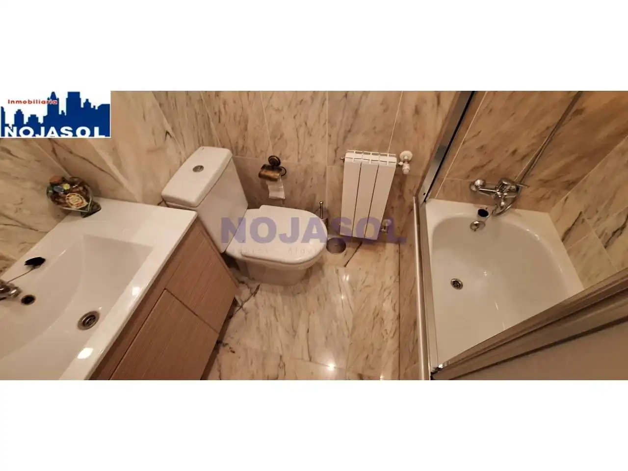 Bathroom of Flat for rent in Noja  with Heating, Terrace and Furnished
