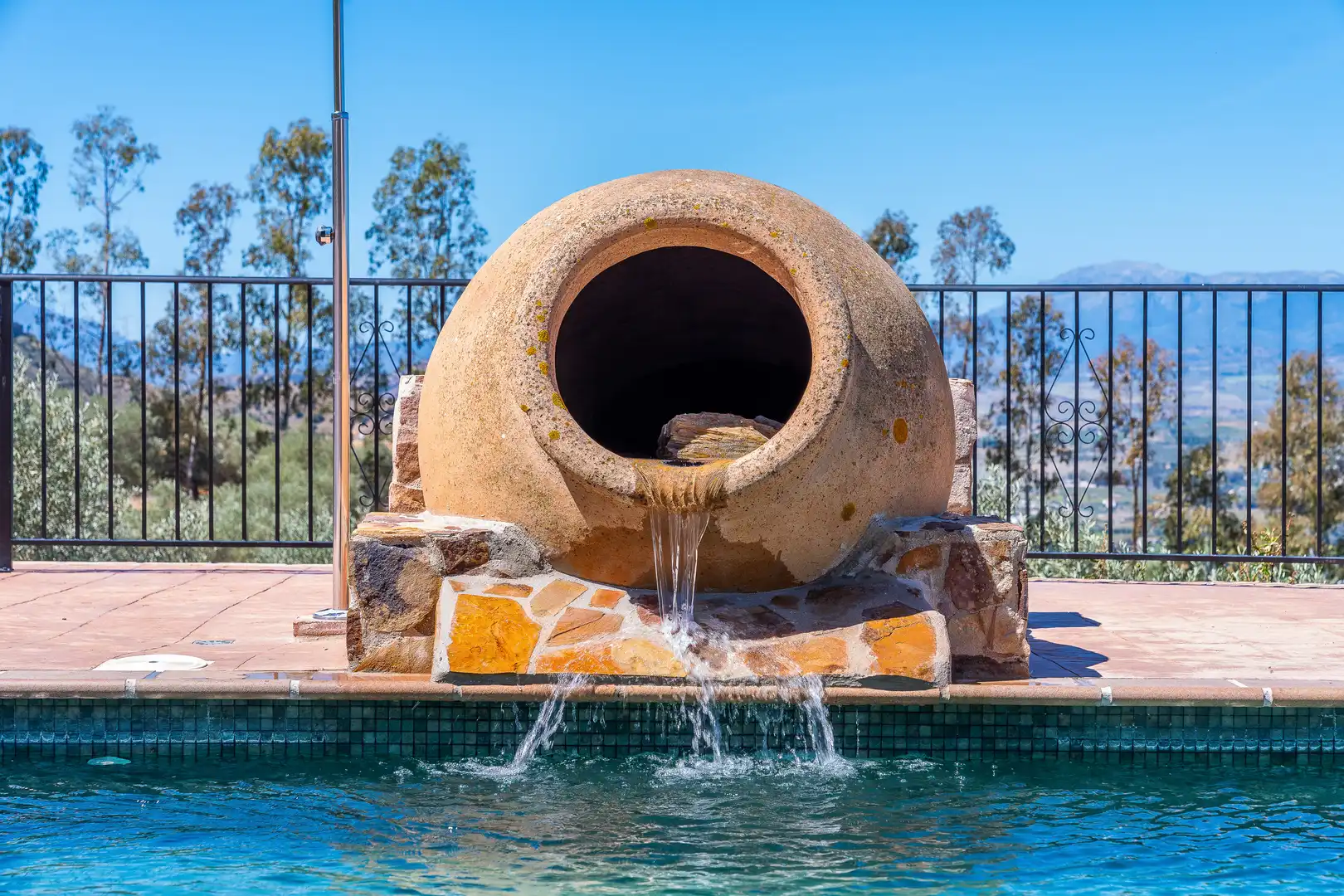 Piscina de Finca rústica en venda en Álora amb Aire condicionat, Calefacció i Jardí privat