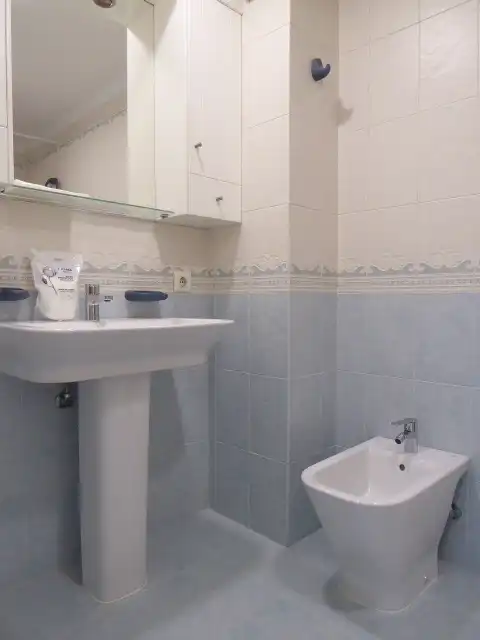 Bathroom of Apartments for rent in Málaga  with Air Conditioner, Furnished and Microwave