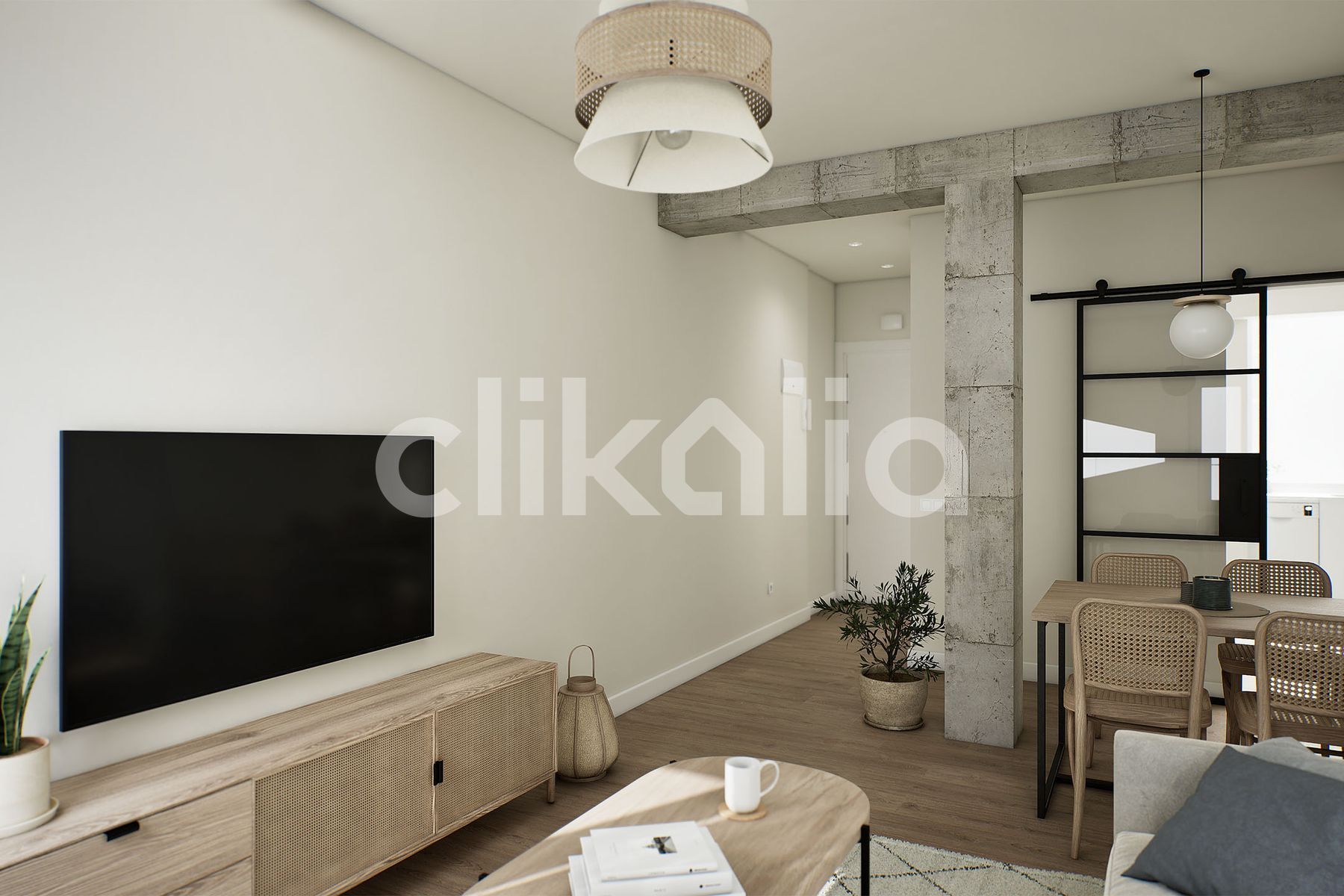 Living room of Flat for sale in Málaga Capital  with Air Conditioner