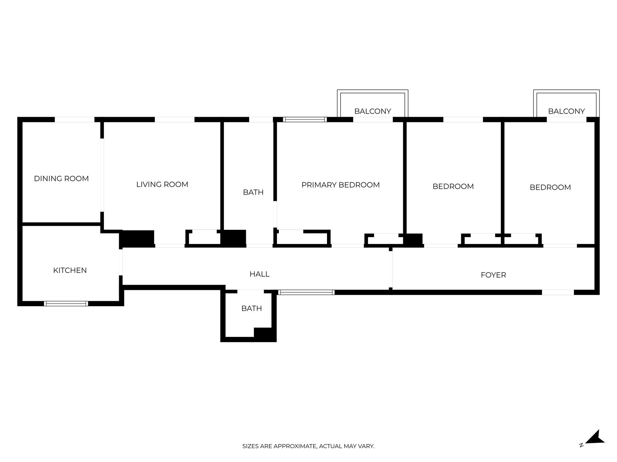 Apartamento en venta en Málaga Capital con Balcón