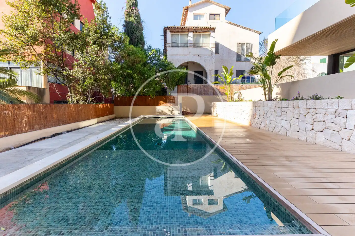 Swimming pool of Flat for sale in  Palma de Mallorca  with Air Conditioner, Heating and Private garden