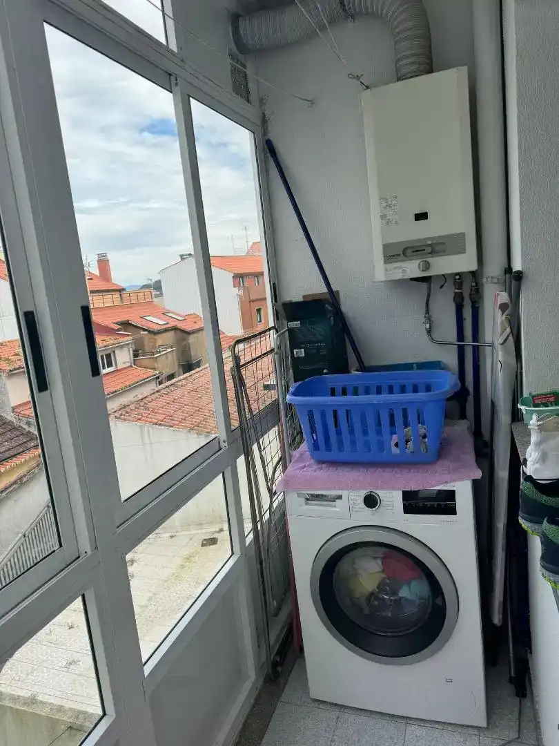 Terrassa de Pis de lloguer en Porto do Son amb Parquet, Moblat i Balcó