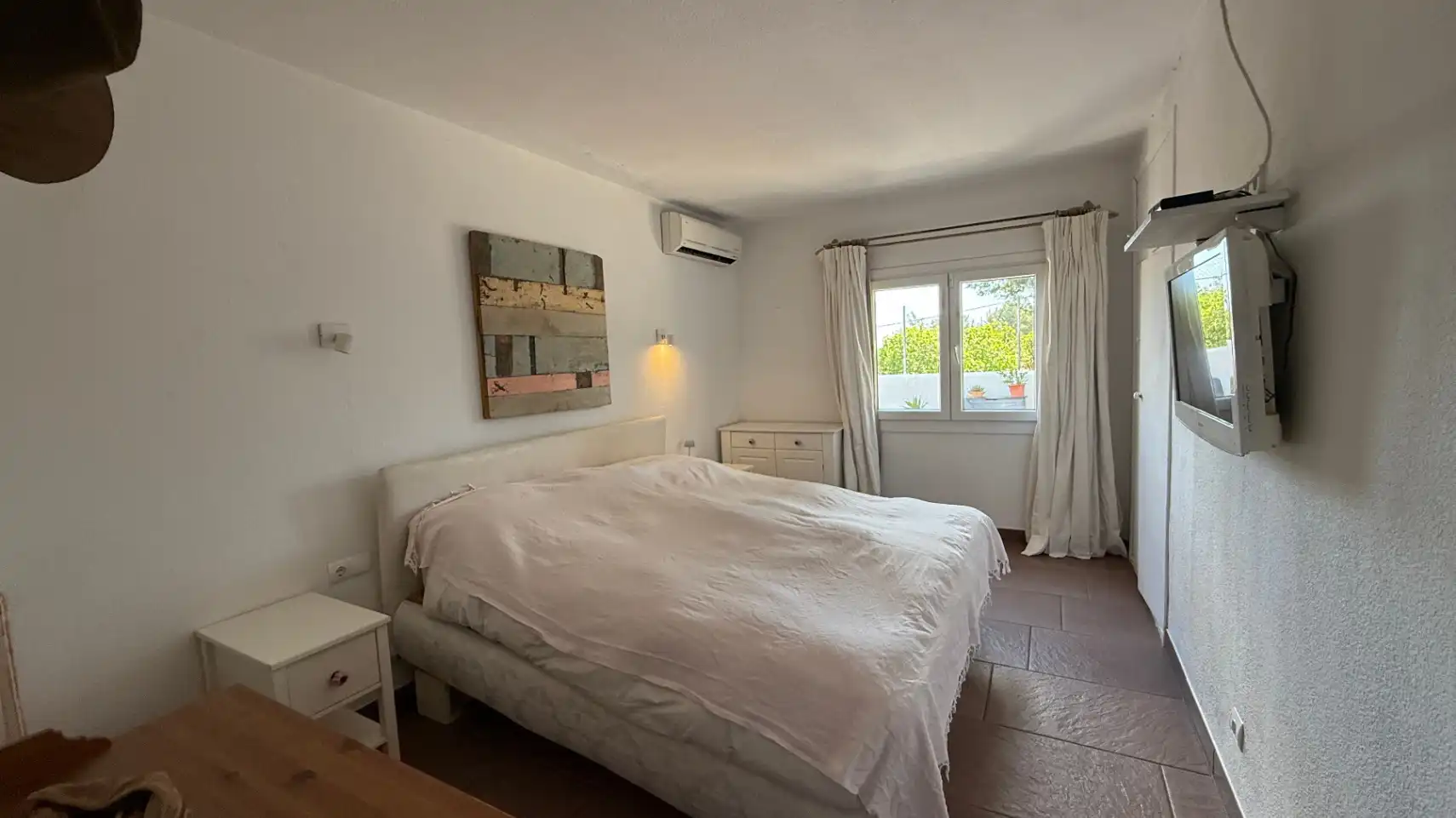 Bedroom of Houses for sale in Sant Antoni de Portmany  with Air Conditioner, Heating and Private garden